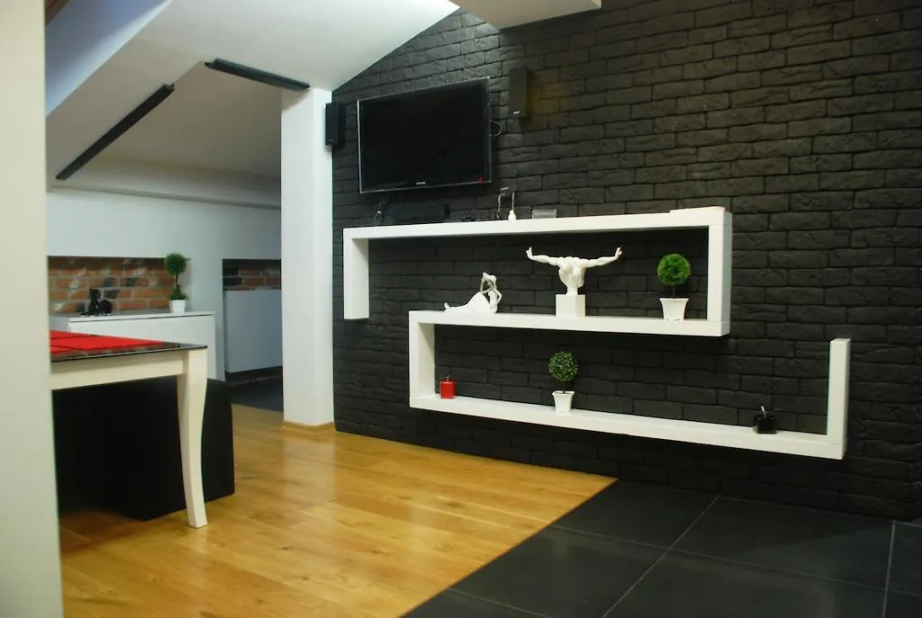 Apartment Black & White Krakow Poland